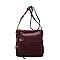 Real Suede Front Pocket Python Crossbody Bag