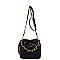 Quilted Chain Link Bucket Bag