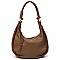 Fashion Whipstitch Shouler Bag Hobo