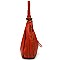 Fashion Whipstitch Shouler Bag Hobo