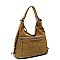 Real Suede Microfiber Convertible Shoulder Bag Backpack