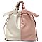 Fashion Colorblock 2-Way Tote Backpack