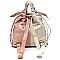 Fashion Colorblock 2-Way Tote Backpack