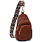 Stylish Sling Backpack with Guitar Strap