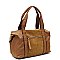 Real Suede Leather 2-Way Satchel