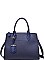 LUXURY COOPER SAFFIANO VEGAN SATCHEL BAG WITH LONG STRAP JY-20237