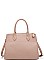 LUXURY COOPER SAFFIANO VEGAN SATCHEL BAG WITH LONG STRAP JY-20237