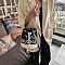 "The Bucket " Draw String Shoulder Bag