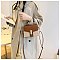 Straw Modern Satchel-Crossbody Bag