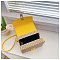 Straw Modern Satchel-Crossbody Bag