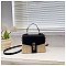 Straw Modern Satchel-Crossbody Bag