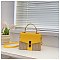 Straw Modern Satchel-Crossbody Bag