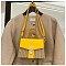 Straw Modern Satchel-Crossbody Bag