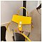 Straw Modern Satchel-Crossbody Bag