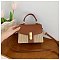 Straw Modern Satchel-Crossbody Bag