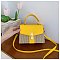 Straw Modern Satchel-Crossbody Bag