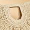 Woven Straw Satchel Bag