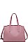 LUXURY CALYX PEBBLED VEGAN SATCHEL BAG WITH LONG STRAP JY-20241