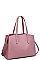 LUXURY CALYX PEBBLED VEGAN SATCHEL BAG WITH LONG STRAP JY-20241