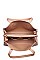 LUXURY CALYX PEBBLED VEGAN SATCHEL BAG WITH LONG STRAP JY-20241