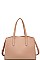 LUXURY CALYX PEBBLED VEGAN SATCHEL BAG WITH LONG STRAP JY-20241