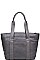 LUXURY FINN CRINKLE VEGAN LEATHER TEXTURE TOTE BAG JY-20244T