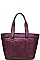 LUXURY FINN CRINKLE VEGAN LEATHER TEXTURE TOTE BAG JY-20244T