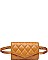 LUXURY RHYTHM QUILTED VEGAN BELT BAG JY-20251