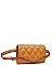 LUXURY RHYTHM QUILTED VEGAN BELT BAG JY-20251