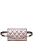 LUXURY RHYTHM QUILTED VEGAN BELT BAG JY-20251