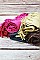 Pack of (12 pieces) Silky Sold Scarves with Tassels