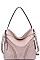 STYLISH MULTI ZIP LUXURY PAIGE HOBO BAG  JY-20391