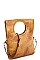 Chic Designer Artisan Collection Fold Over Hand Bag JY-20437-ML
