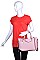 LUXURY PHOENIX SATCHEL BAG WITH LONG STRAP