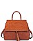 LUXURY CLARE SUEDE SATCHEL BAG WITH LONG STRAP JY-20850ML