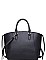 LUXURY REESE FAUX LEATHER SATCHEL BAG WITH LONG STRAP JY-20904ML
