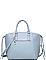 LUXURY REESE FAUX LEATHER SATCHEL BAG WITH LONG STRAP JY-20904ML