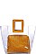TRANSPARENT 2IN1 SIESTA TOTE BAG
