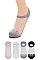 Package of 12 Iconic Mesh No Show Socks Set LA-ASK2138