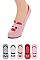 Package of 12 Comic Animal No Show Socks Set LA-ASK2161