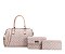 3-IN-1 OVAL PRINTED DUFFLE BOSTON BAG WITH CROSSBODY AND WALLET SET wholesale