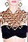 QUATREFOIL BIB STATEMENT NECKLACE SET
