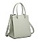 STYLISH PEYTON FAUX LEATHER DESIGN TOTE BAG