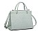 MODERN PORTER CROC AND REPTILIAN DESIGN TOTE BAG
