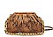 SHOULDER STRAP SMOOTH VEGAN LEATHER CLUTCH
