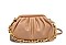 SHOULDER STRAP SMOOTH VEGAN LEATHER CLUTCH