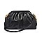 SHOULDER STRAP SMOOTH VEGAN LEATHER CLUTCH