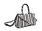 FASHION STRIPED BLAKE SNAKE DESIGN CROSSBODY BAG