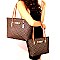 MONOGRAM TOTE VALUE SET