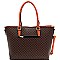 2 IN 1 CHECKERED TOTE SET